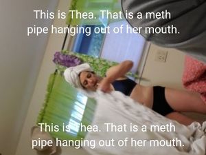 Thea Magnusson smoking meth