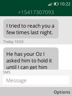 Tony Reynolds Tells Xenia He Has Ounce Of Meth