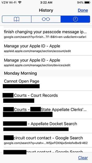 Sarah Elkind researching her victim