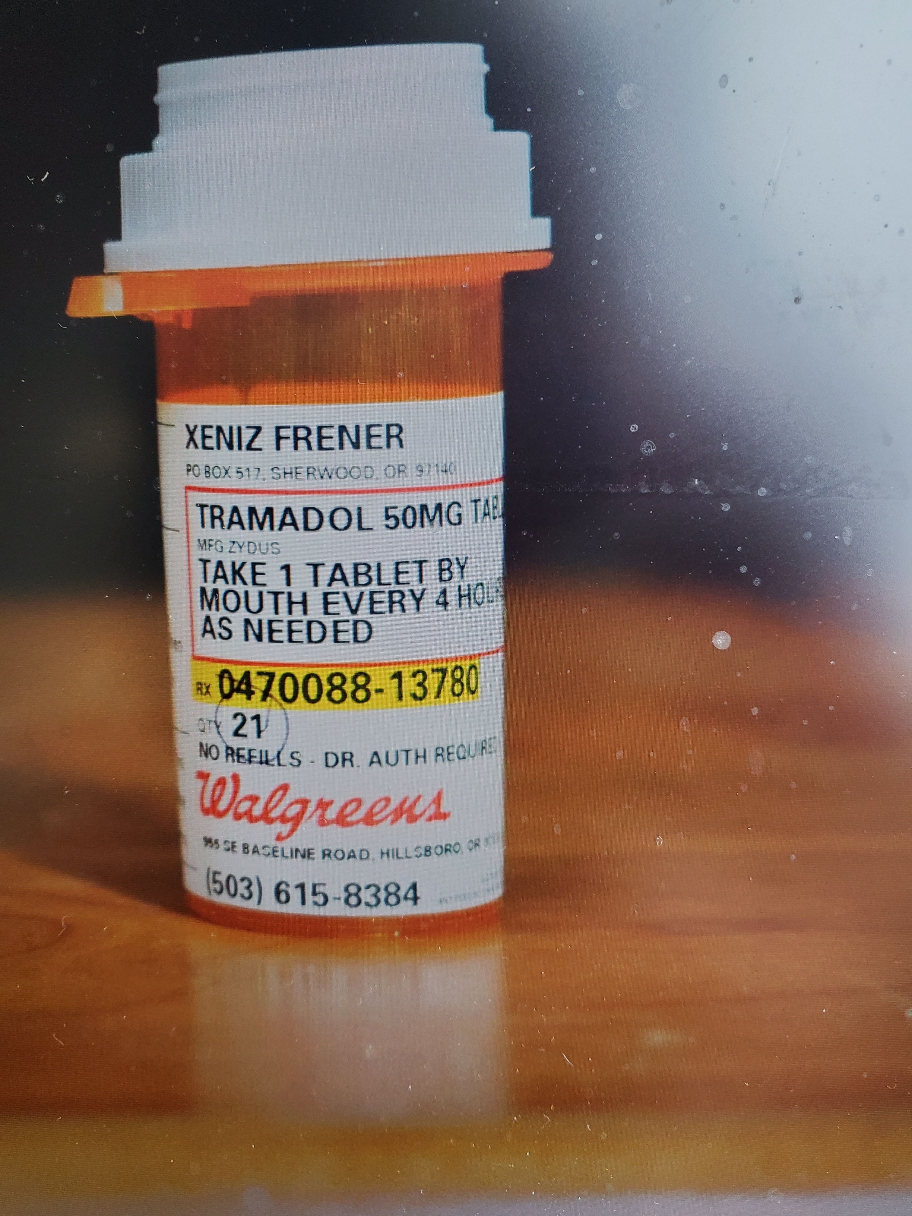 Prescription Bottle Forgery Photo One